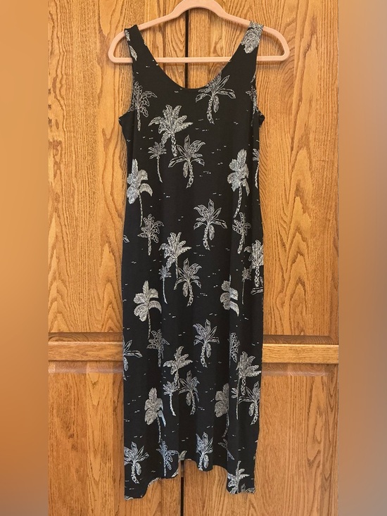 J. Jill Dresses & Skirts - J. Jill Wearever Black Palm Tree  Sleeveless Dress - Size XS